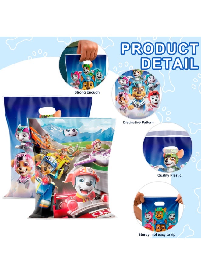 ILovhaprty Handheld Paw Patrol Party Favor Bags, 16 Pcs Paw Patrol Favor Bags for Birthday Parties Paw Patrol Favor Bags Paw Patrol Candy Bags, Paw Patrol Plastic Bags for Paw Patrol Party Decorations - Image 4