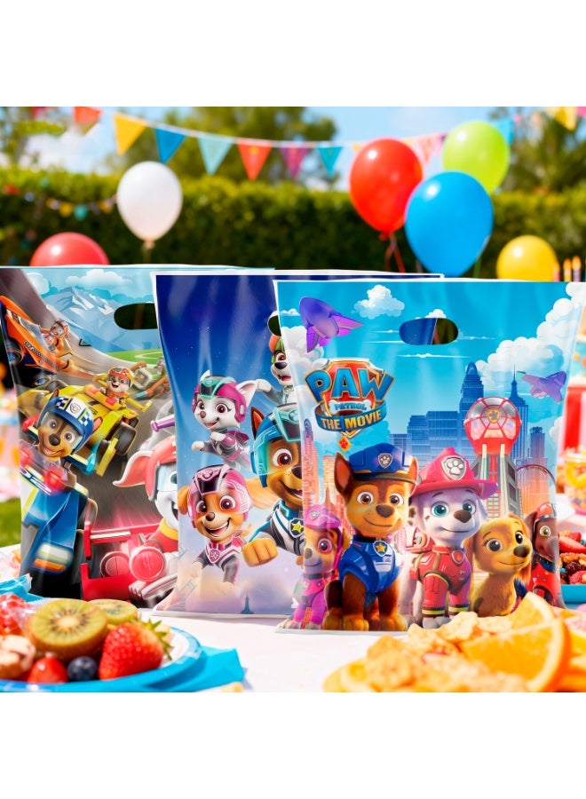 ILovhaprty Handheld Paw Patrol Party Favor Bags, 16 Pcs Paw Patrol Favor Bags for Birthday Parties Paw Patrol Favor Bags Paw Patrol Candy Bags, Paw Patrol Plastic Bags for Paw Patrol Party Decorations - Image 5