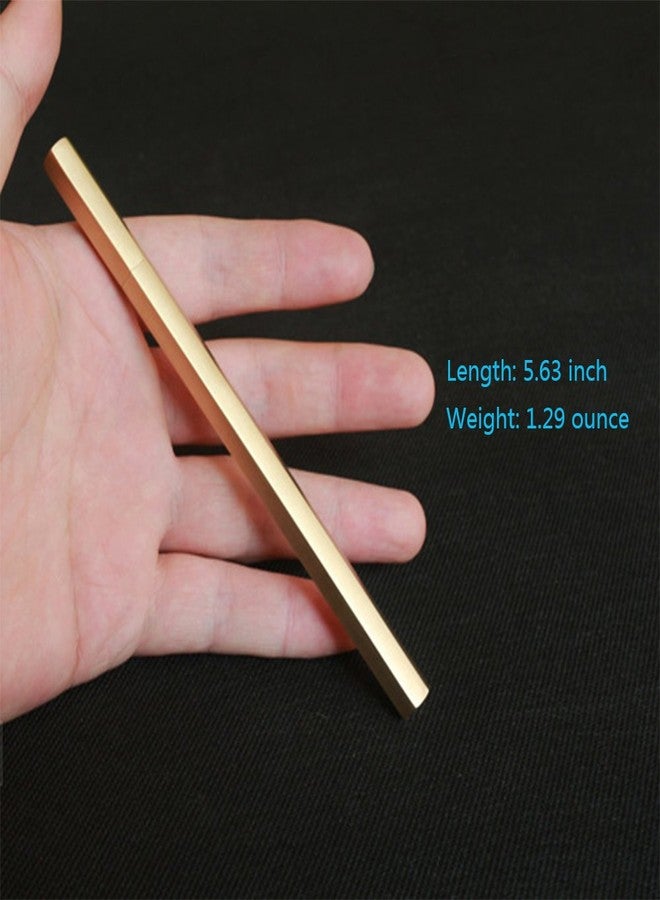 EKLOEN EDC Pocket Six-Edge Solid Brass Signature Pen - Image 3