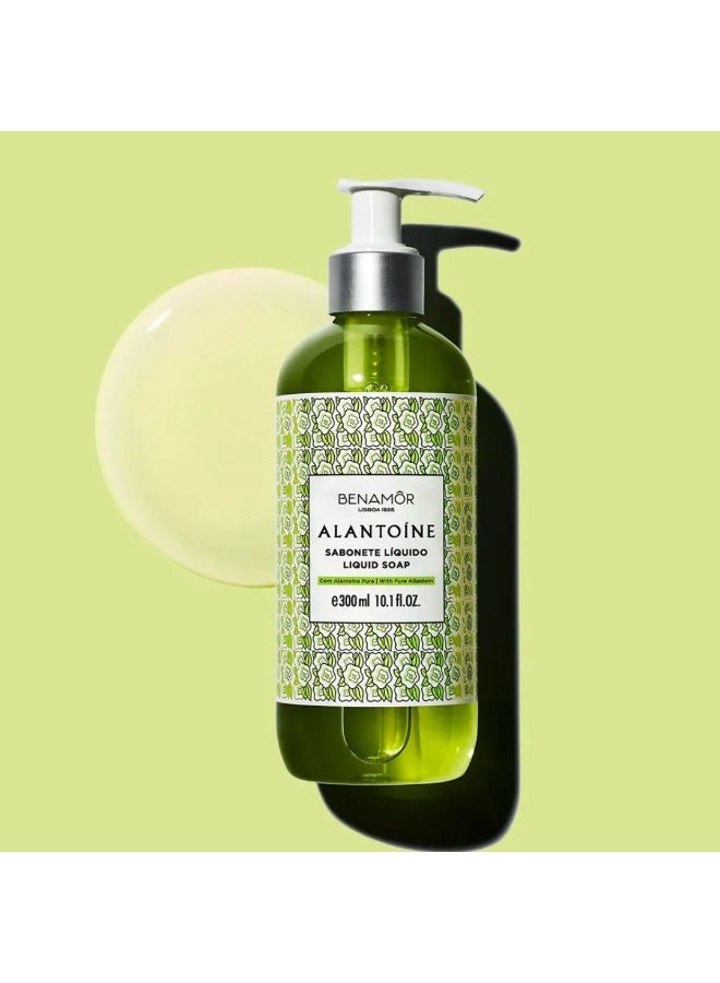 BENAMÕR Alantoine Liquid Hand Soap – Moisturizing Glycerin Soap with Allantoin & Fresh Lemon Scent, Gentle Cleansing, Paraben-Free & Vegan – 300ml - Image 2