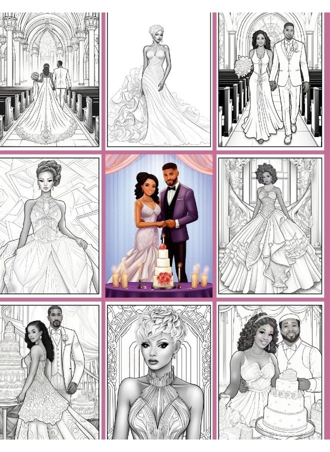 Forever, I Do: Wedding Coloring Book  - Image 2