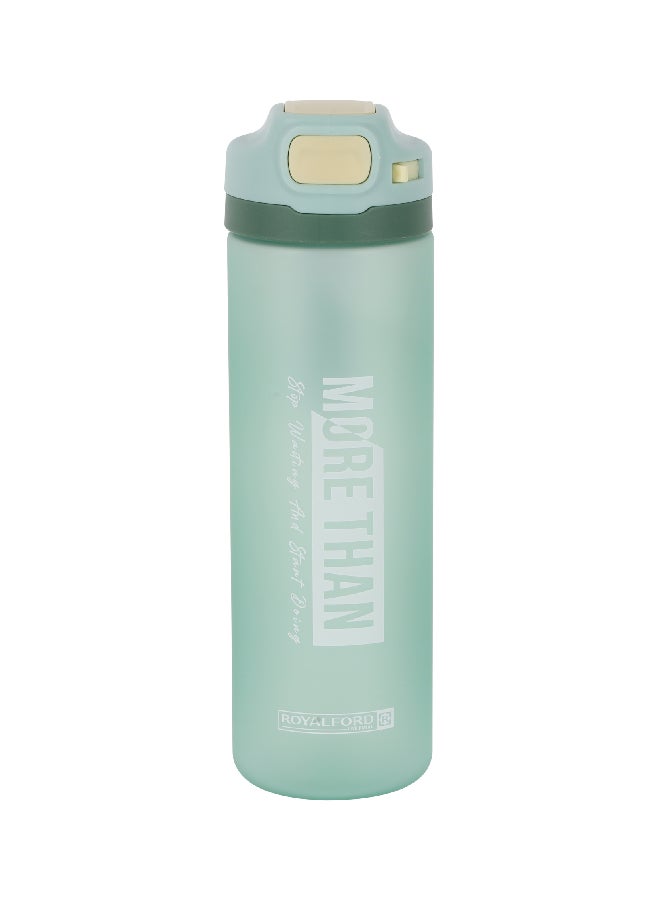 Royalford 630ml Water Bottle- RF11934 Transparent Plastic Bottle with Flip flop Lid and Secure Lock Assorted Colour - Image 5