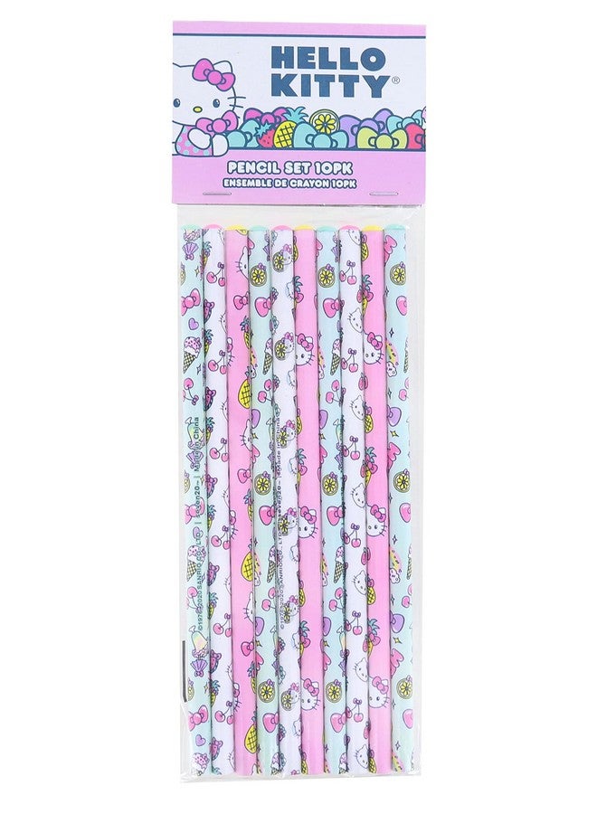 Seven20 Hello Kitty Fruit 10 Piece Pencil Set - Image 1