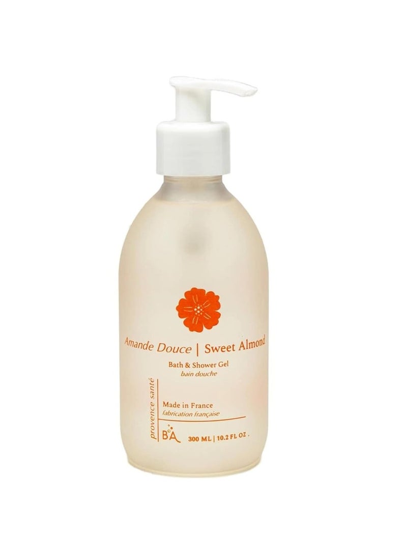 Provence Sante Provence Sante Shower Gel - Cleansing & Deep Nourishing Body Wash Extra Hydrating Dry, Rough Sensitive Skin Cleanses & Moisturizes 10.2 Oz (Almond)  - Image 1