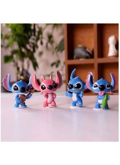 STITCH 10-Piece set of Stitch Doll Model Toy Cake Decorations Toys  - Image 5