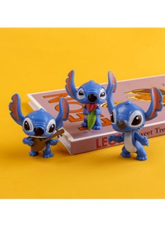 STITCH 10-Piece set of Stitch Doll Model Toy Cake Decorations Toys  - Image 3