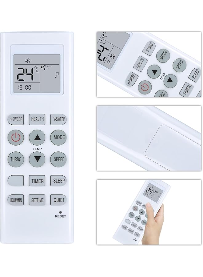 erorex Kkg7B C1 Replace Remote Control Compatible With Changhong Air Conditioner - Image 3