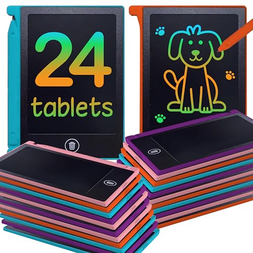 Playtapus Party Favor Mini LCD Writing Tablet for Kids 24 Pack  45 Inch Mini Drawing Board Fun and Educational for Kids That Sketch and Doodle Perfect Goodie Bag and Gift Bag Filler School Prize Or Gift - Image 1