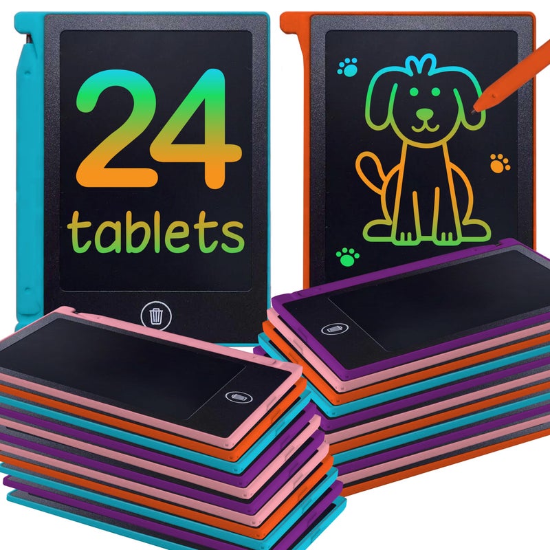 Playtapus Party Favor Mini LCD Writing Tablet for Kids 24 Pack  45 Inch Mini Drawing Board Fun and Educational for Kids That Sketch and Doodle Perfect Goodie Bag and Gift Bag Filler School Prize Or Gift - Image 3