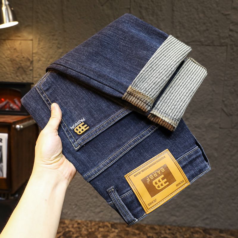 Unisex Classic Denim Jeans Loose Fit Daily Outdoor Wear - Image 2