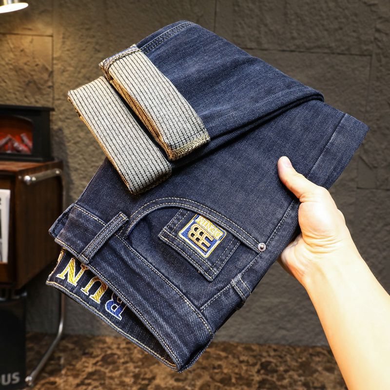 Unisex Classic Denim Jeans Loose Fit Daily Outdoor Wear - Image 1