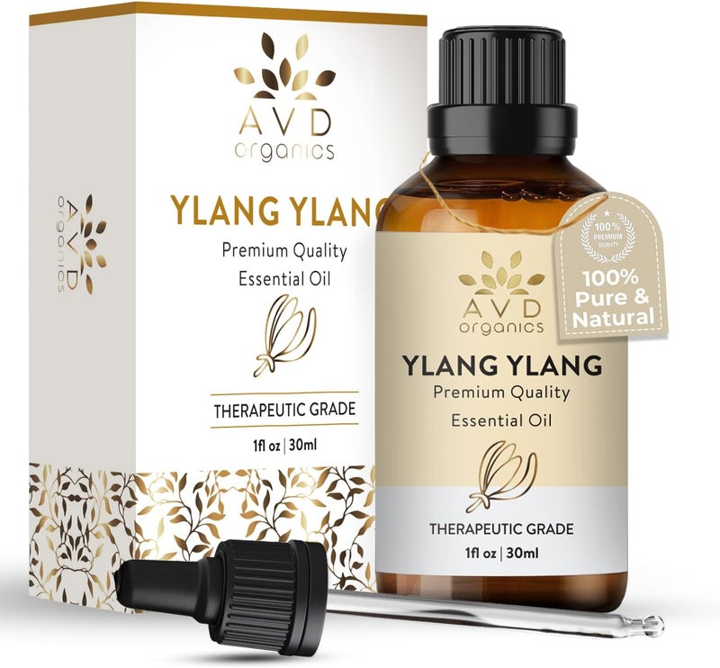 Ylang Ylang Essential Oil 30ml – 100% Pure & Natural, Premium Quality Essential Oil for Aromatherapy, Diffuser, Skin & Hair – 1 fl. oz - Image 2