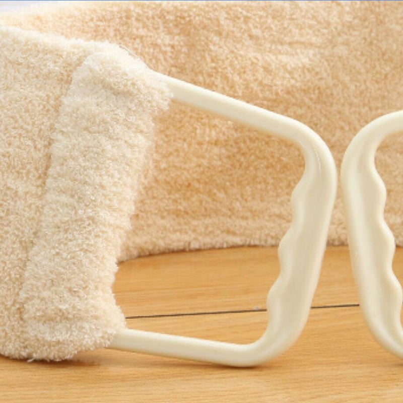 2 pcs Bath Towel Double-Sided Rubbing Back Towel for Bathroom Hotel - Image 3