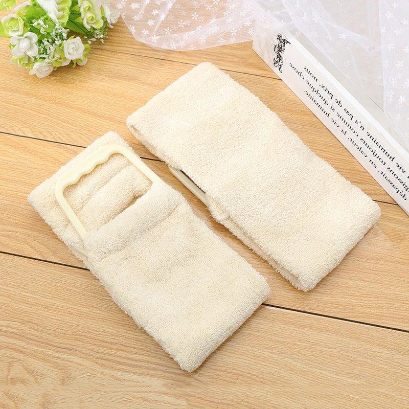 2 pcs Bath Towel Double-Sided Rubbing Back Towel for Bathroom Hotel - Image 1