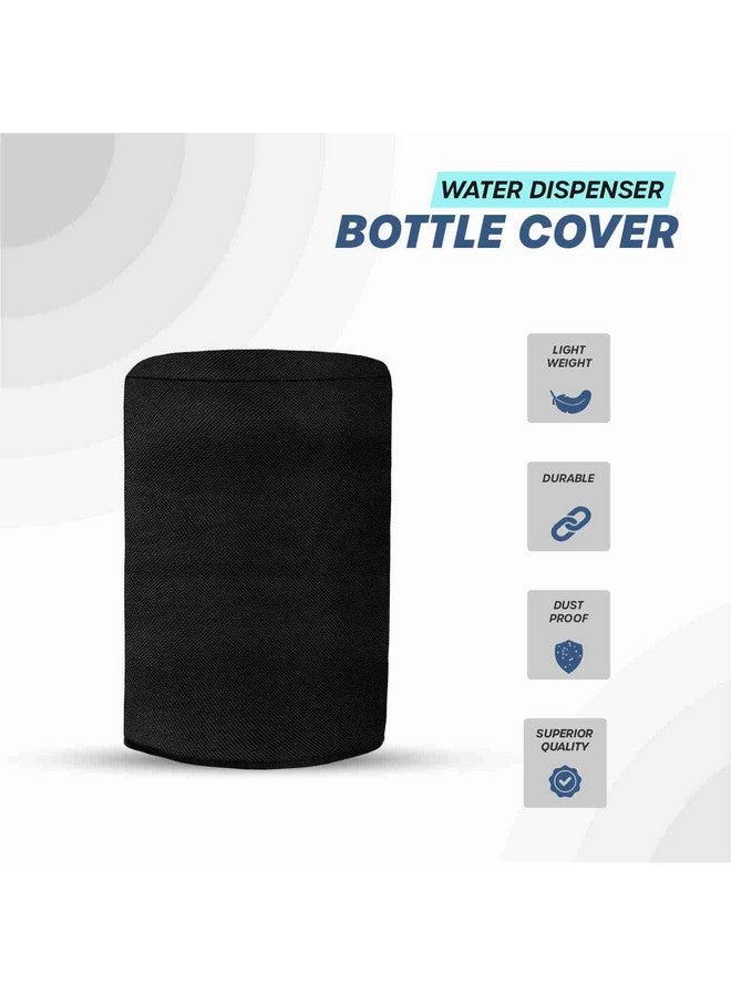 CRASOME Water Dispenser for 20 ltr / Litre Bottle Jar Cover (Black) - Image 3