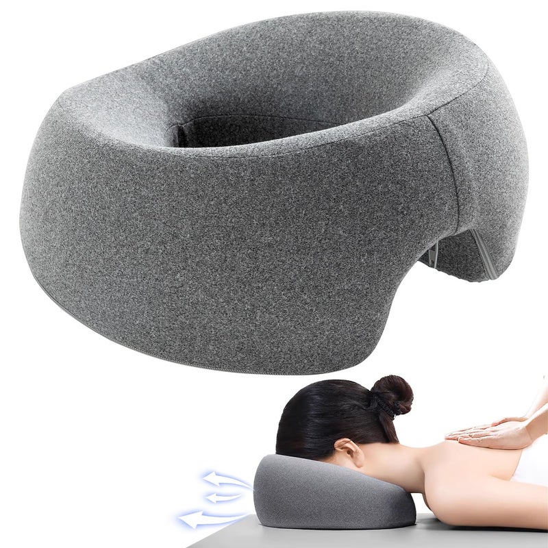 MOONYOOY Face Down Pillow with Face Cradle Pad, Massage Headrest for Bed, BBL Pillow After Surgery Post Eye Surgery Vitrectomy Recovery - Comfortable Support for Faster Healing & Pain Relief - Image 1