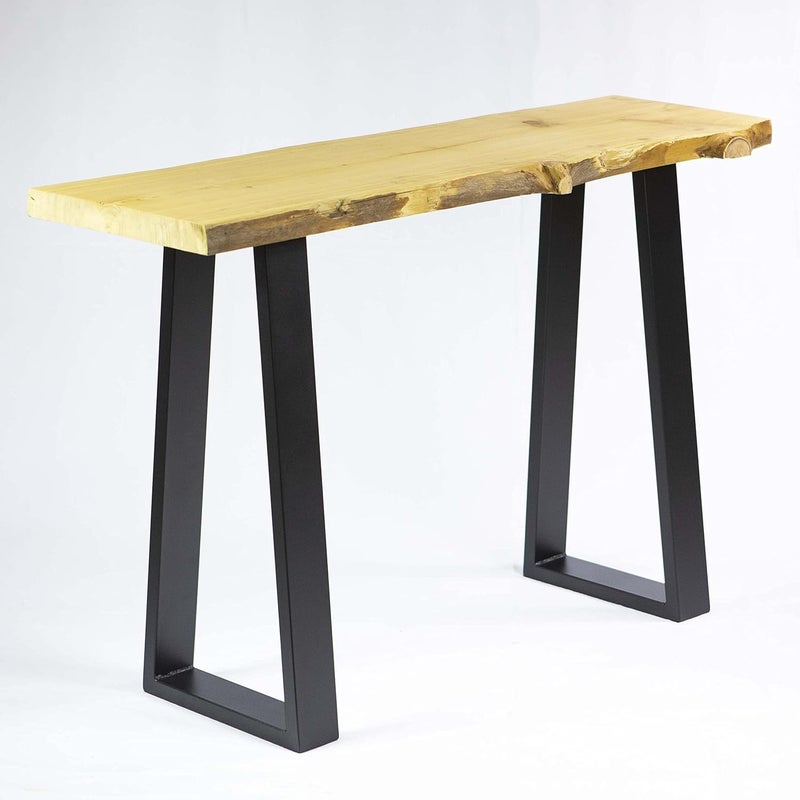 Ventuos Ventuos New Town Trapezoid Console Table Legs Black Powder Coated 1 Pair Metal Coffee Table Finish Color Black DIY - Image 3