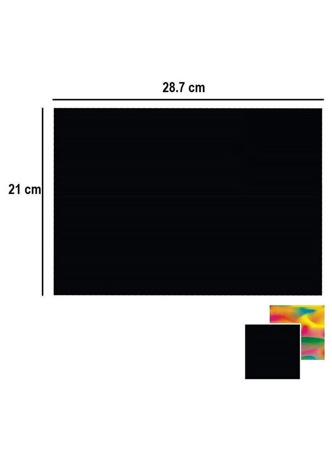 Edu Toys Edu Toys Big Size A4 Size 10 Pages Rainbow Scratch Paper Notes Scratch Art Activity Books 11 inch x 8 inch Scratch Magic Doodle Note Pad for Kids Arts and Crafts Perfect Travel Activity  - Image 2