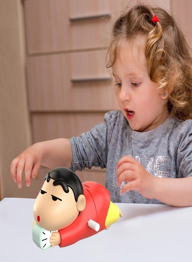 Pmeixcy Shinchan Crawling Toy, Anime Character Toys, Cartoon Toy for Kids, Manual Clockwork Anime Figure, Creative Decorative Doll for Kids & Collectors, Birthday Gift, Christmas Gift for Kid - Image 4
