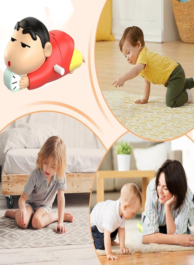 Pmeixcy Shinchan Crawling Toy, Anime Character Toys, Cartoon Toy for Kids, Manual Clockwork Anime Figure, Creative Decorative Doll for Kids & Collectors, Birthday Gift, Christmas Gift for Kid - Image 3