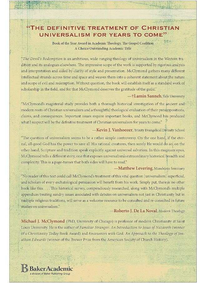 The Devil`s Redemption – A New History and Interpretation of Christian Universalism  - Image 2
