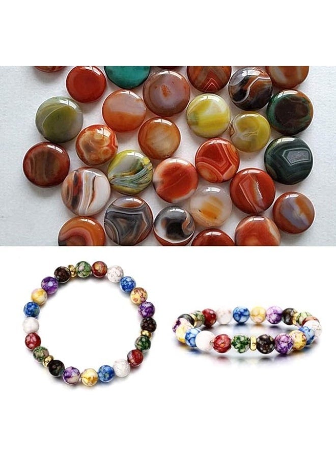 بلورات سوار اليدوية الأحجار الكريمة الطبيعية الخرز سوار مطاطا الحجر الطبيعي اليوغا الخرز سوار الإسورة الهدايا - Image 2