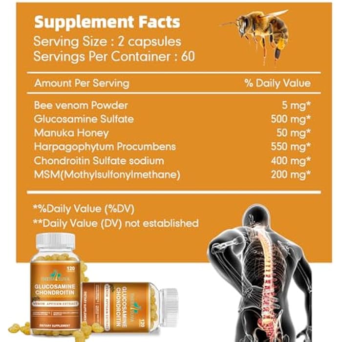 TheraSuva Glucosamine Chondroitin Complex MSM – Natural Joint Support, Mobility & Flexibility Supplement, 2 Month Supply, 120 Softgels - Image 5