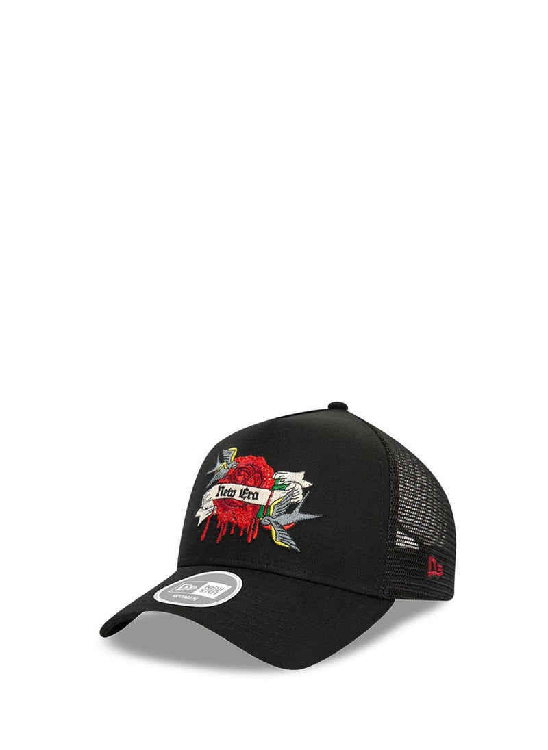 NEW ERA - Essential Curved Trucker Peak Cap - Image 1
