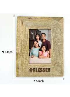 RAG28 RAG28 Wooden Table Photo Frame Tabletop Picture Frames for Office Home EF1  - Image 2
