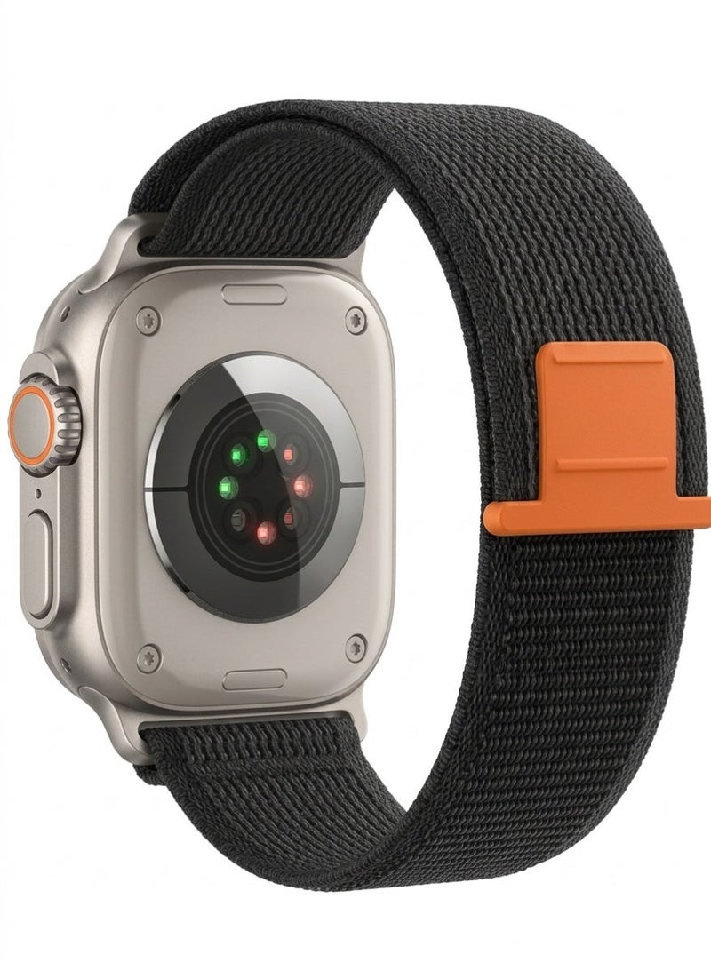 Winmax W607 Ultra Smart Watch - 2.01 Inch Display - With 7 Interchangeable Wrist Bands - Bluetooth Calling & Health Tracking - Silver/Multicolor. - Image 3