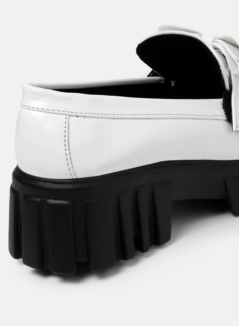 ZORIWORLD Stark White 3 in 1 Loafers Versatile Vegan Patent with Cushioned