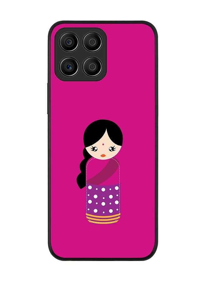 Stylizedd Rugged Black edge case for Honor X6 Slim fit Soft Case Flexible Rubber Edges Anti Drop TPU Gel Thin Cover - Indian Doll - Image 1