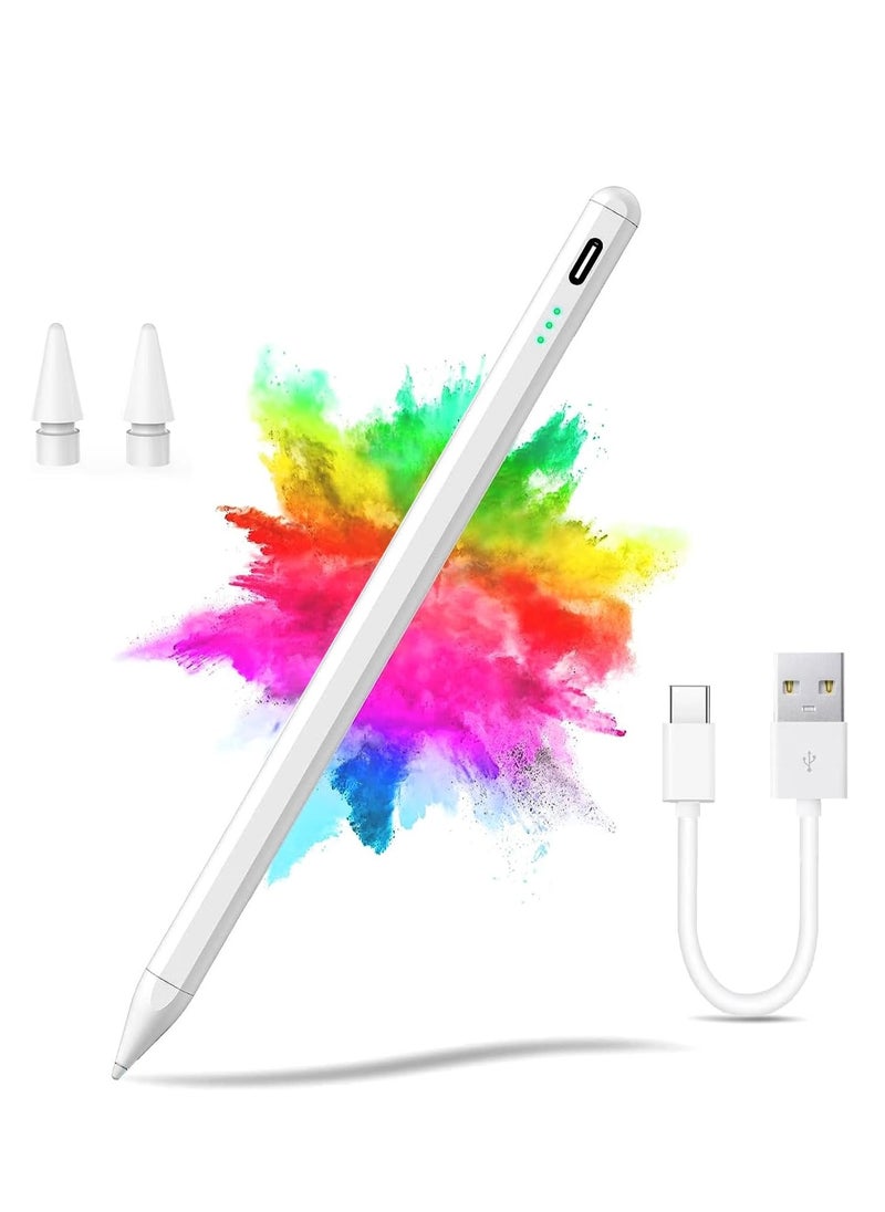 Generic - Stylus Pen for Android Tablet Compatible with Samsung/Vivo/Xiaomi/Huawei/Smartphone/Android/iOS with High Sensitivity and Precise Touch 2 Replaceable Tips - Image 1