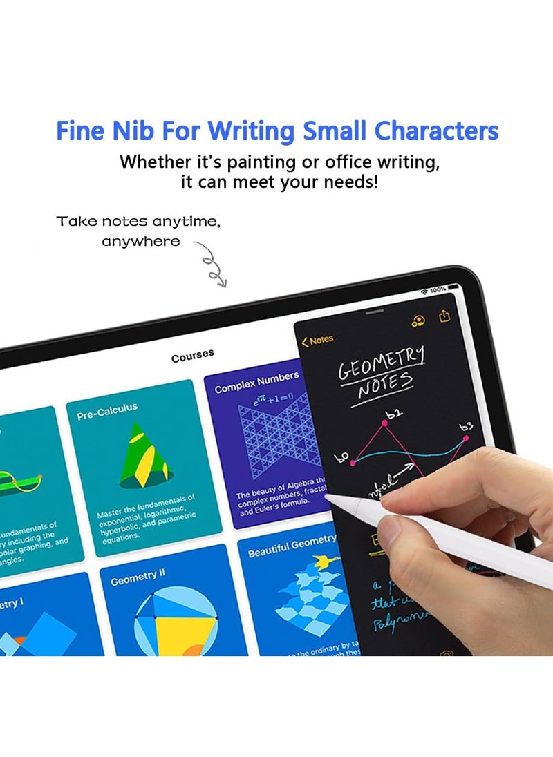 Generic - Stylus Pen for Android Tablet Compatible with Samsung/Vivo/Xiaomi/Huawei/Smartphone/Android/iOS with High Sensitivity and Precise Touch 2 Replaceable Tips - Image 1