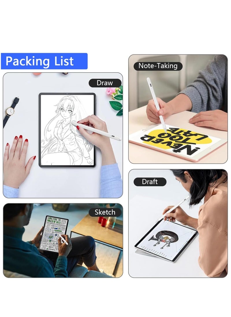 Generic - Stylus Pen for Android Tablet Compatible with Samsung/Vivo/Xiaomi/Huawei/Smartphone/Android/iOS with High Sensitivity and Precise Touch 2 Replaceable Tips - Image 1