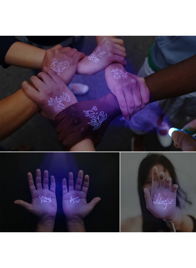 EODVICS Invisible Ink Pens, 28 Pack Spy Pen Invisible Disappearing Ink Pen with UV Light, Upgrade Exquisite Packaging Magic Pen for Secret Message, Birthday Party, and Kids Halloween Goodies Bags Toy - Image 3
