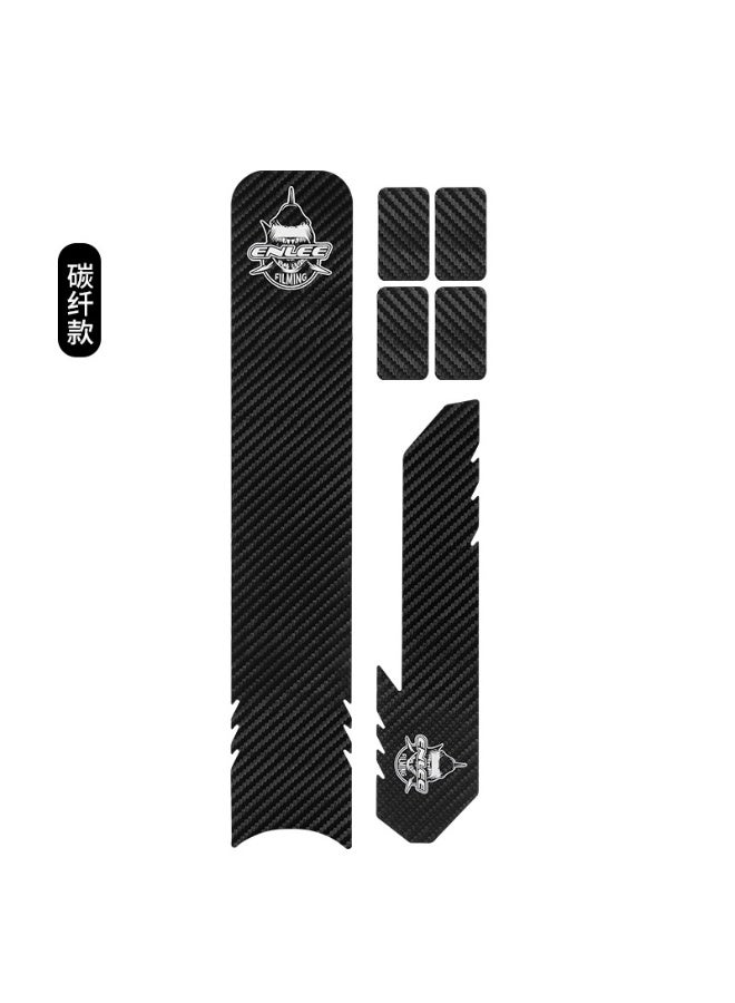 ENLEE Carbon Fiber Pattern Protection Film - Mountain & Road Bike Frame Sticker