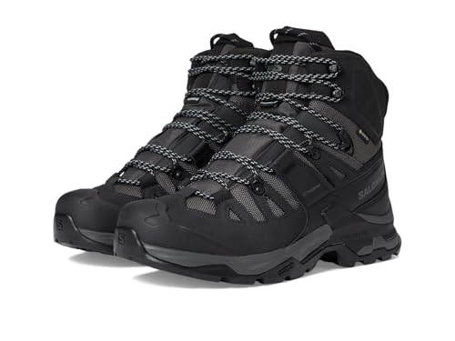 Salomon Men's QUEST 4 GORE-TEX Hiking Boots For Men, Magnet/Black/Quarry, 8 - Image 1