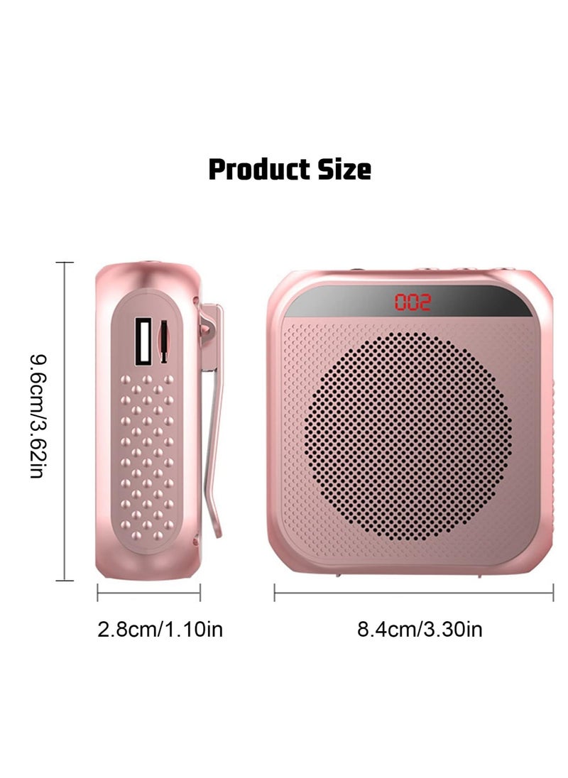 TRASSLE Portable Voice Amplifier for Teachers, Rechargeable Microphone for Teachers, Small Speaker Amplifier with Wired Microphone, PA System for Outdoors, Teaching, Meeting, Presentation, etc  - Image 3