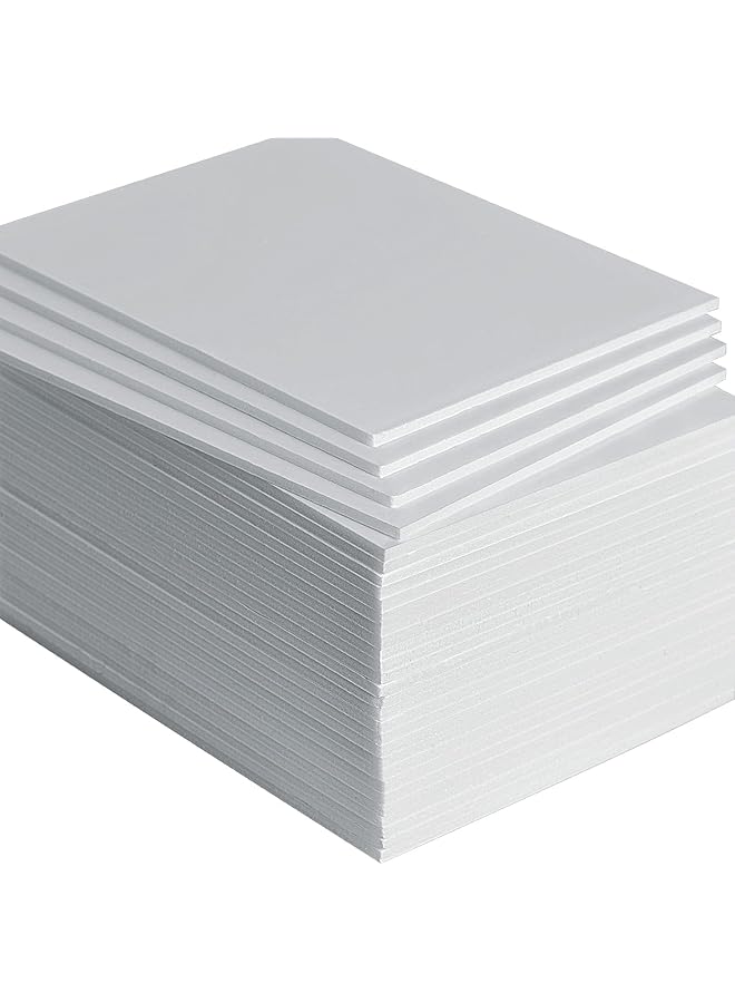 BPA 30 Pack Foam Boards 10In X8In Prefer 0.2In Thick Polystyrene Foam Sheet White Poster Boards For Crafts Projects Photo Framing Art Display - Image 1