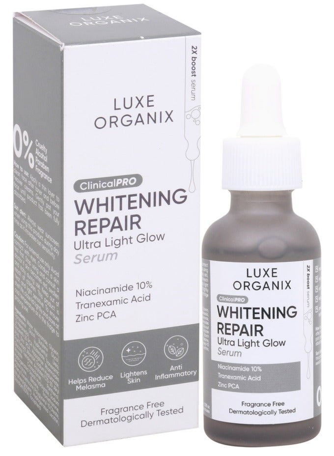LUXE ORGANIX Whitening Pepair Ultra Light Serum