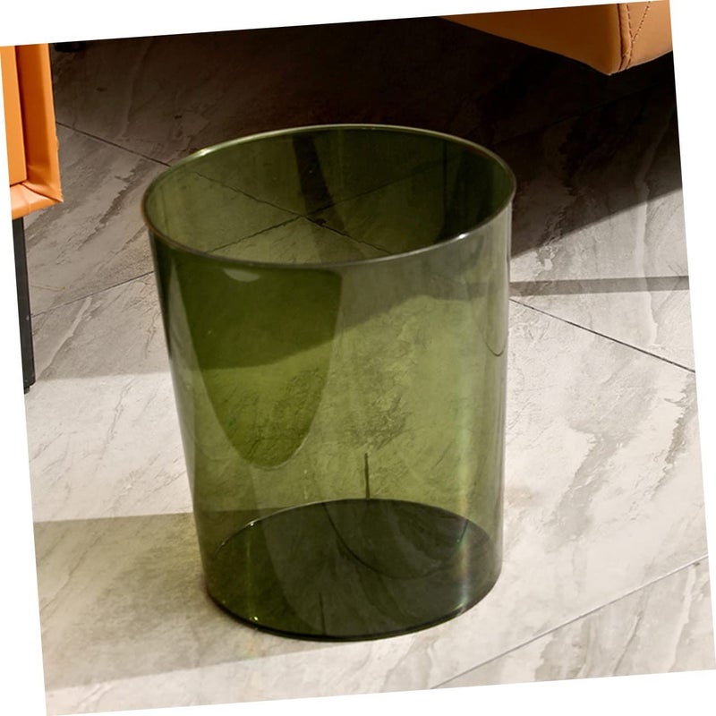Large Capacity 10 Gallon Transparent Trash Bin For Kitchen Bathroom And Office - Image 3