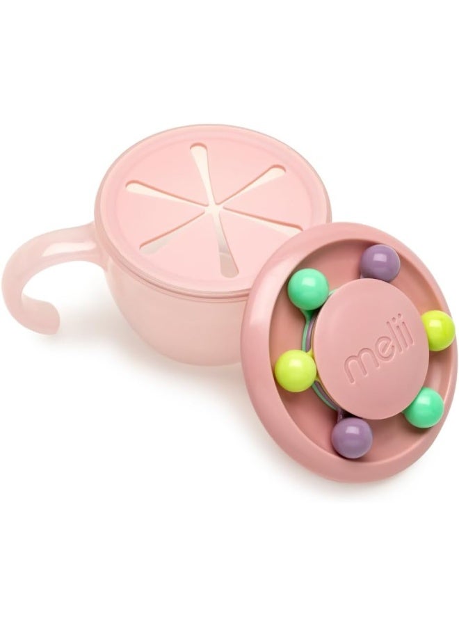 melii Snack Container - Safe, Spill-Proof, and Playful Food Storage with Educational Beads for Babies, Toddlers, and Kids - BPA-Free & Versatile Snacking Solution - Image 1