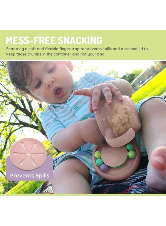 melii Snack Container - Safe, Spill-Proof, and Playful Food Storage with Educational Beads for Babies, Toddlers, and Kids - BPA-Free & Versatile Snacking Solution - Image 4