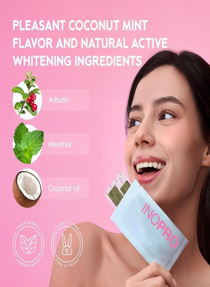 إنوبرو شرائط تبييض فوري وإزالة البقع العميقة للأسنان - 28 شريط - صنع في الولايات المتحدة الامريكية - Image 5