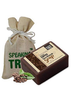 Exfoliating Coffee Handmade Soap With Refreshing Aroma For Perfectly Clean Brightening Skin (100 G)