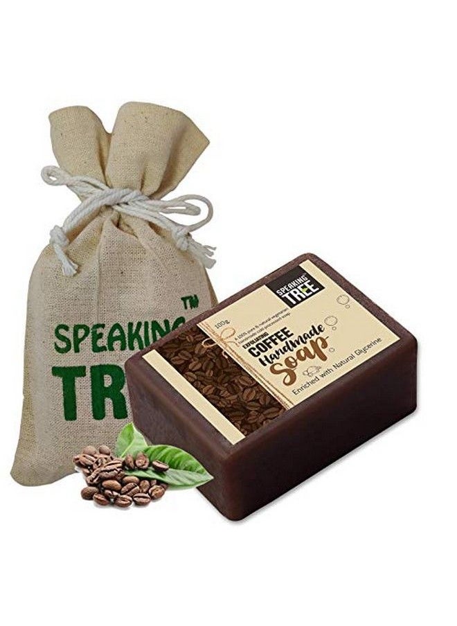 Speaking Tree - Exfoliating Coffee Handmade Soap With Refreshing Aroma For Perfectly Clean Brightening Skin (100 G) - Image 1