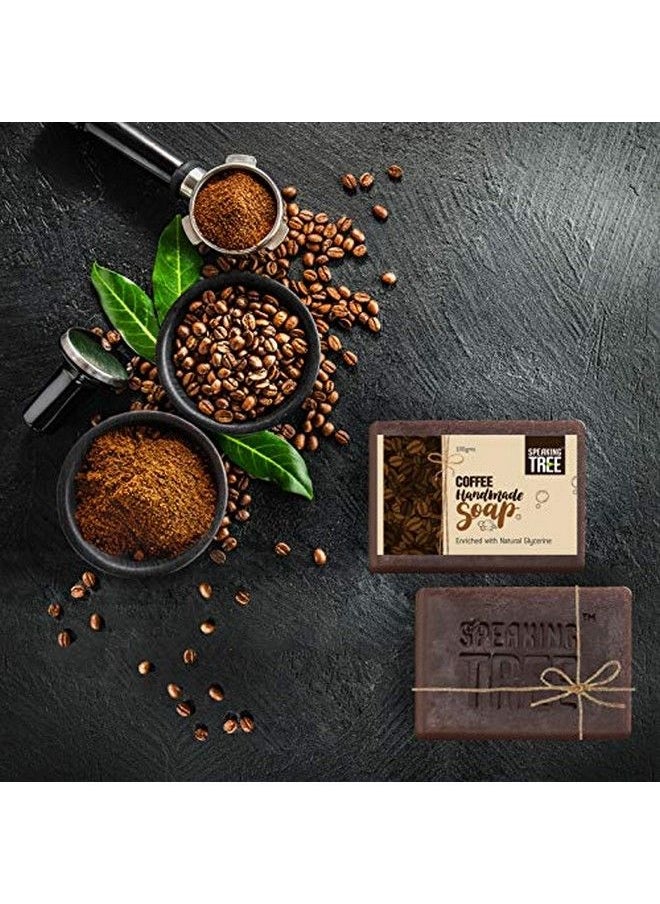 Speaking Tree - Exfoliating Coffee Handmade Soap With Refreshing Aroma For Perfectly Clean Brightening Skin (100 G) - Image 1