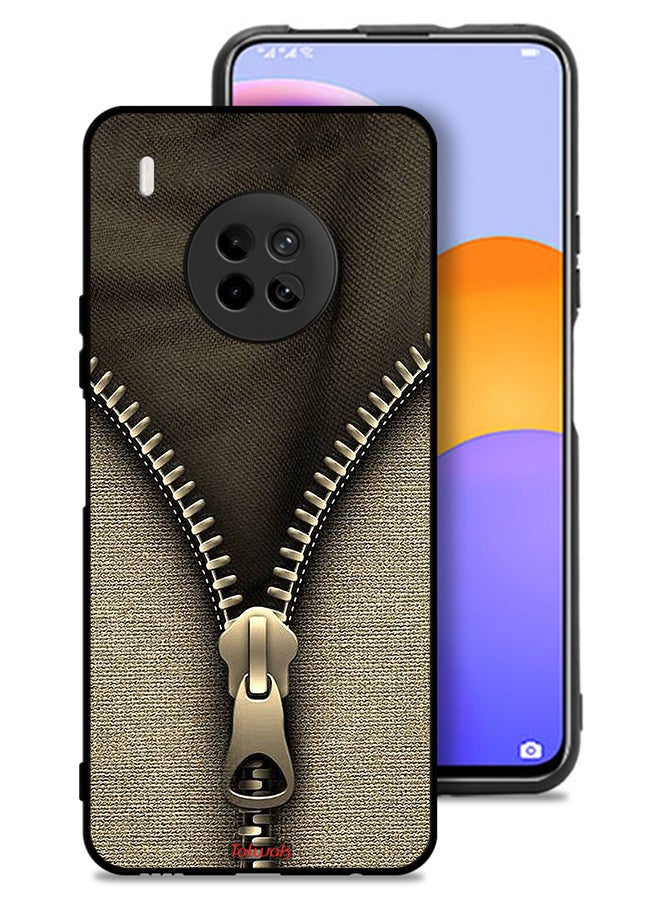 Tolwak Huawei Y9a Protective Case Cover Zip Pattern - Image 1
