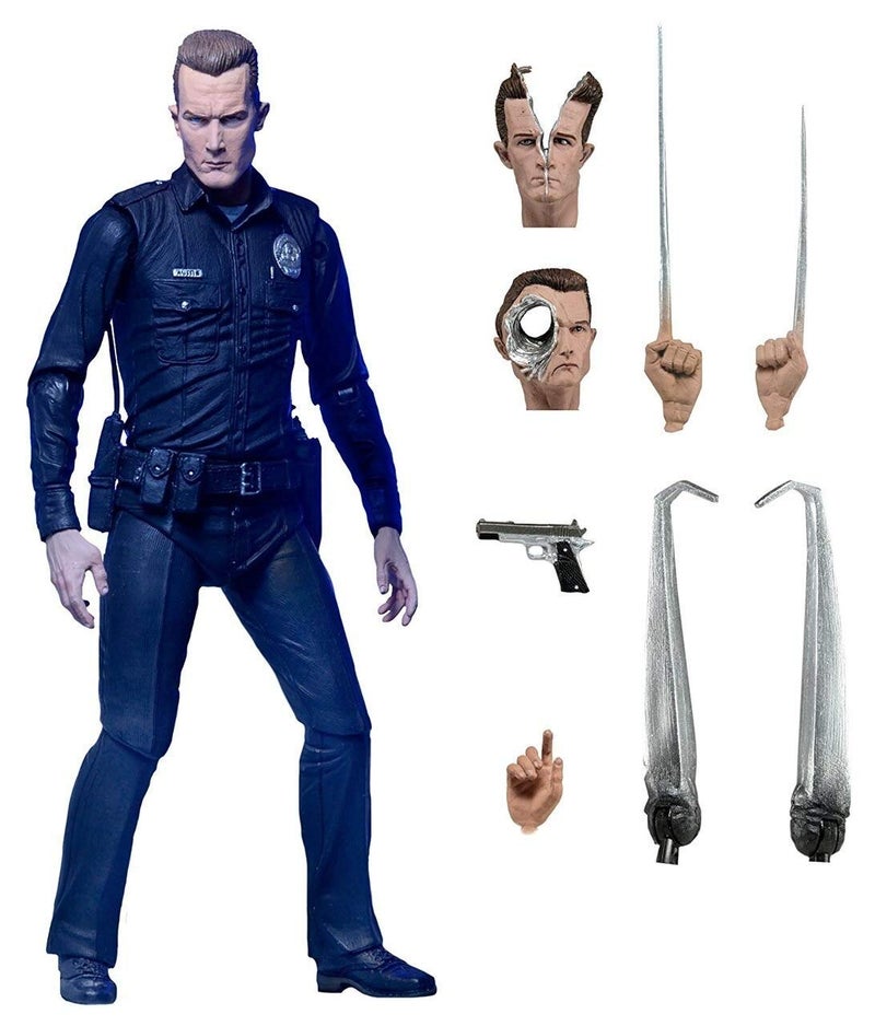 NECA Ultimate T-1000 Terminator Action Figure, 2-7" - Image 1